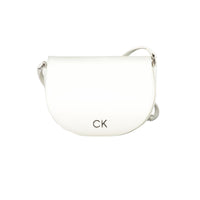 Calvin Klein White Polyethylene Handbag