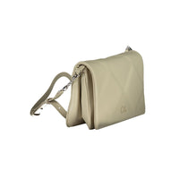 Calvin Klein Beige Cotton Handbag