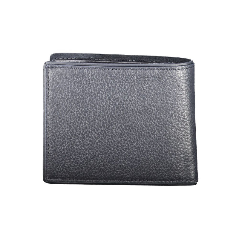 Tommy Hilfiger Blue Leather Wallet