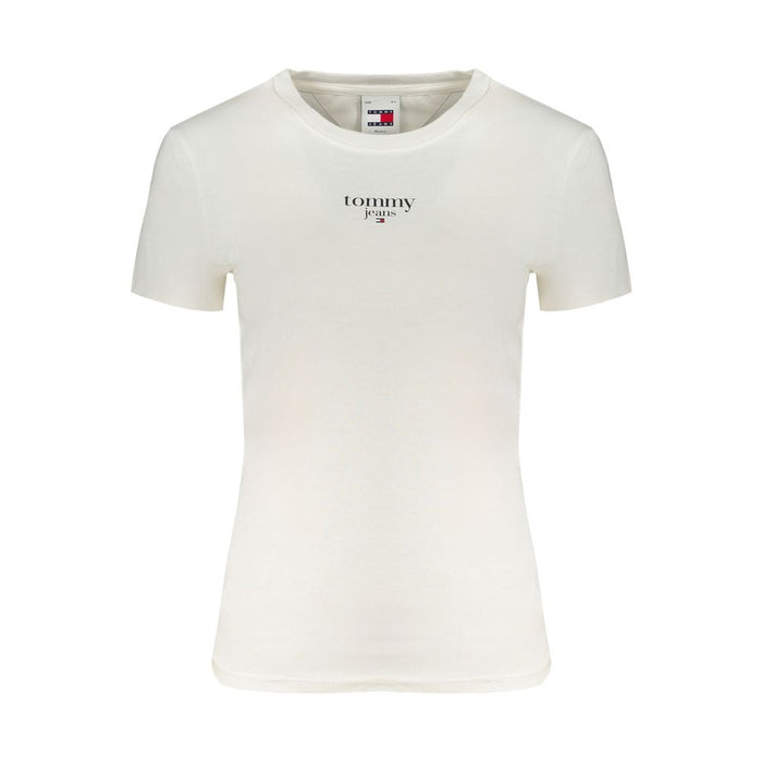 Tommy Hilfiger White Cotton Tops & T-Shirt