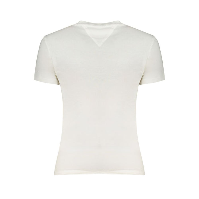 Tommy Hilfiger White Cotton Tops & T-Shirt