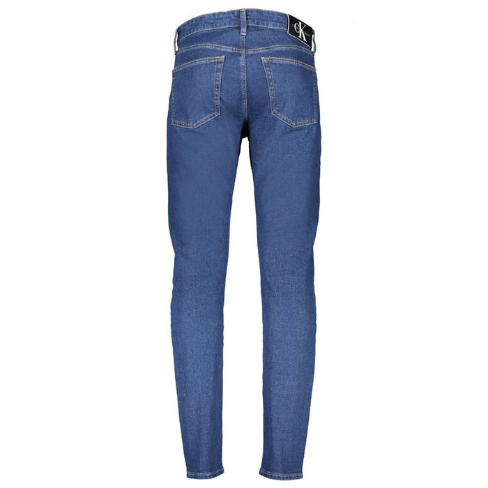 Calvin Klein Blue Cotton Jeans & Pant