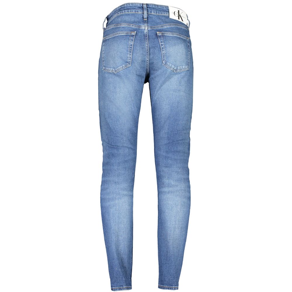 Calvin Klein Blue Cotton Jeans & Pant