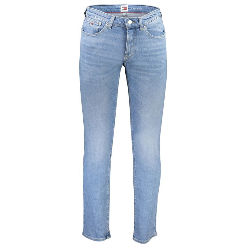 Tommy Hilfiger Light Blue Cotton Jeans & Pant