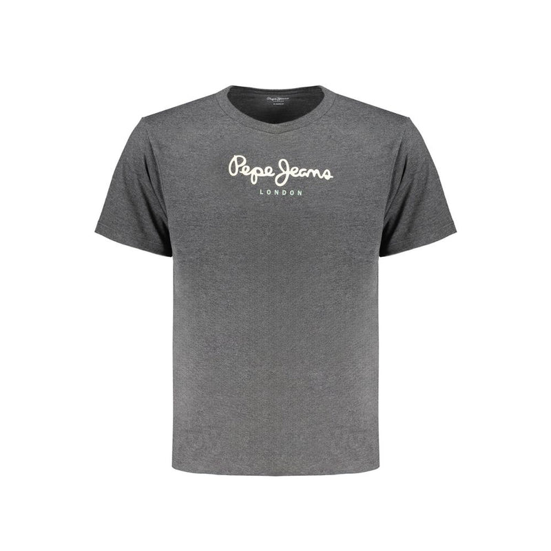 Pepe Jeans Gray Cotton Men T-Shirt