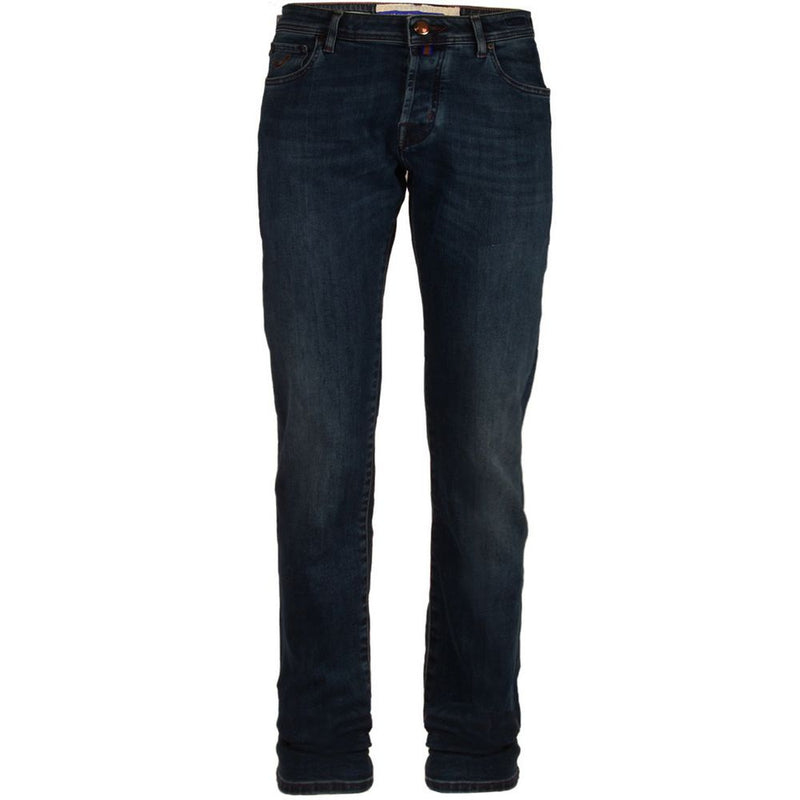 Jacob Cohen Blue Cotton Men Jeans