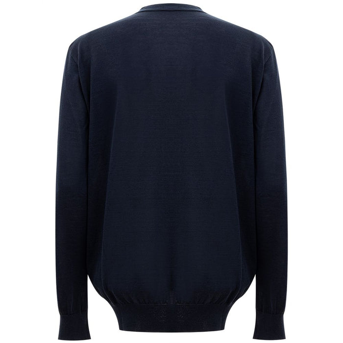 Paul & Shark Blue Cotton Cardigan