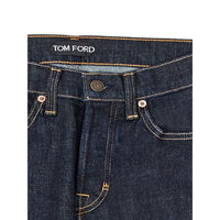 Tom Ford Blue Cotton Jeans & Pant