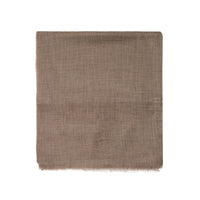 Tessitura di Novara Brown Cashmere Scarf