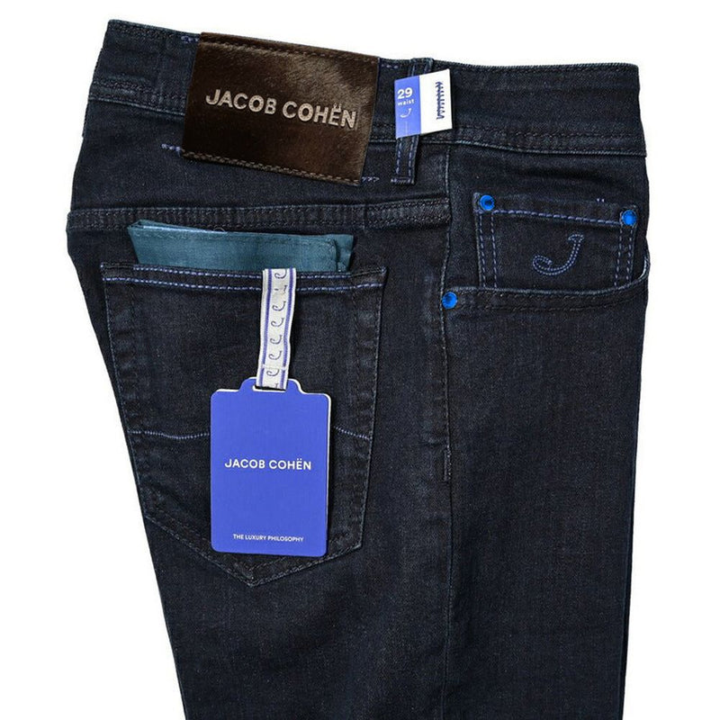 Jacob Cohen Blue Cotton Jeans & Pant