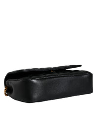 Versace Black Mini Nappa Leather Crossbody Shoulder Bag