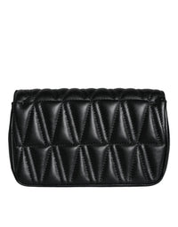 Versace Black Mini Nappa Leather Crossbody Shoulder Bag