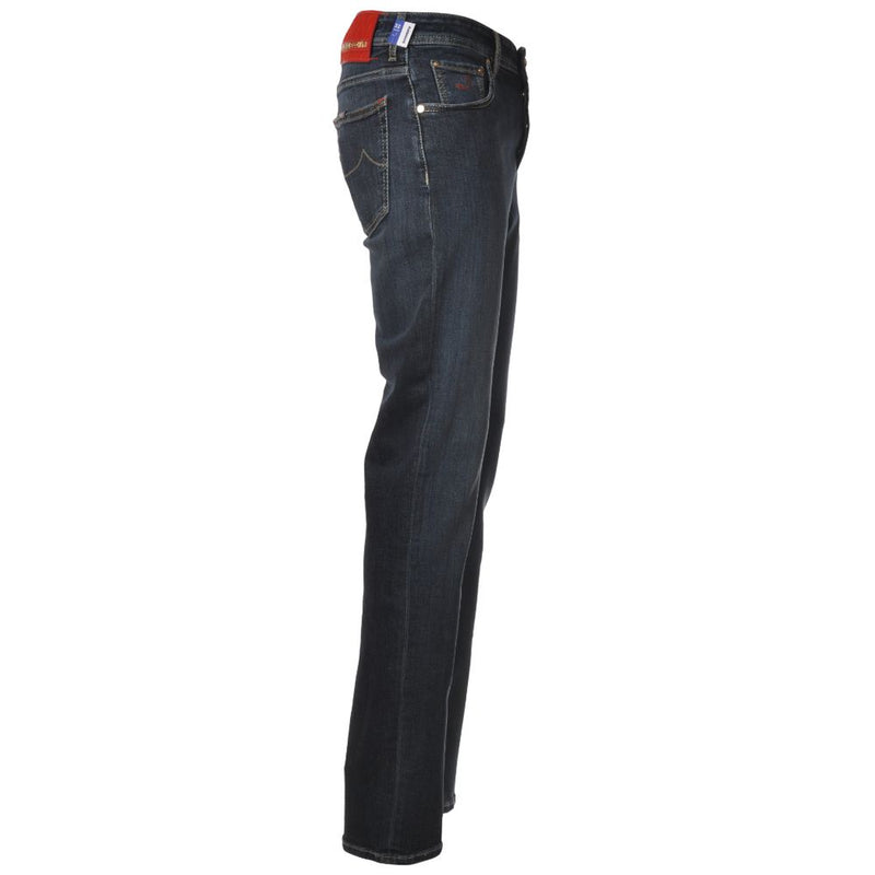 Jacob Cohen Blue Cotton Jeans & Pant