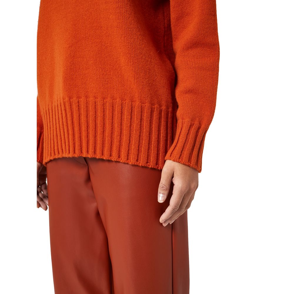 Alpha Studio Orange Cashmere Sweater