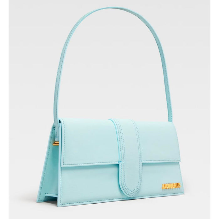 Jacquemus Light Blue Leather Handbag