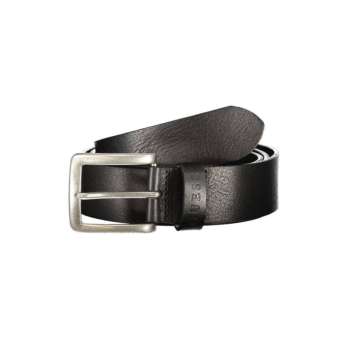 Guess Jeans Black Leather Belt