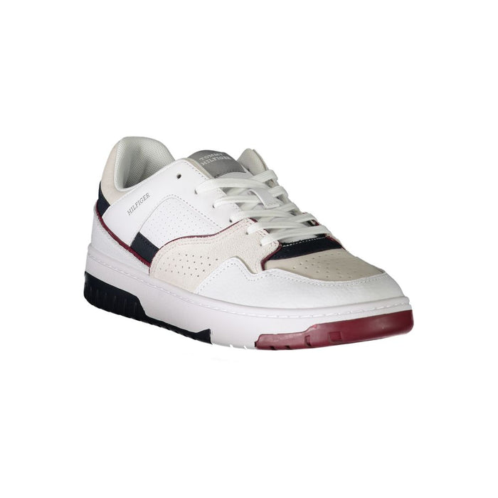 Tommy Hilfiger White Polyester Sneaker