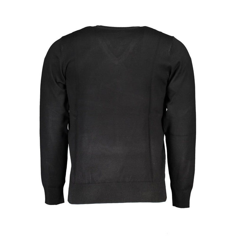 U.S. Grand Polo Black Nylon Sweater