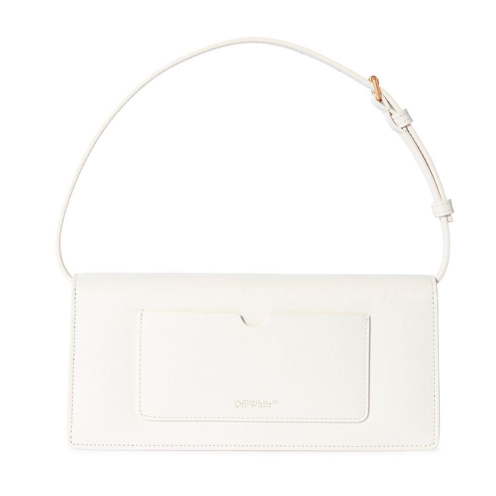 Off-White White Leather Handbag