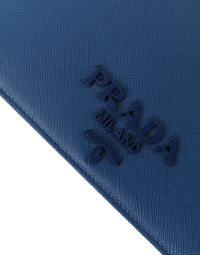 Prada Elegante Schultertasche aus Leder mit Monogramm