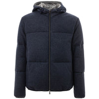 Herno Navy Blue Cotton Jacket