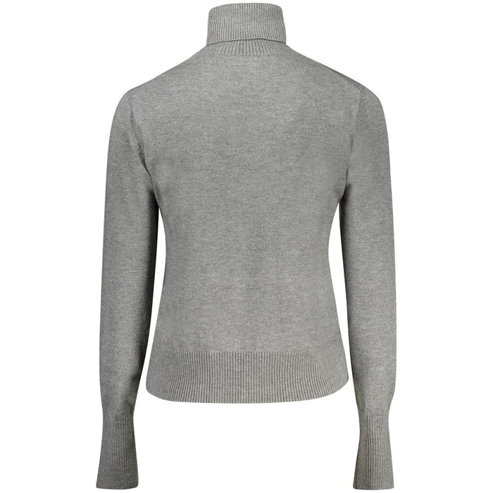 Guess Jeans Gray Polyester Sweater