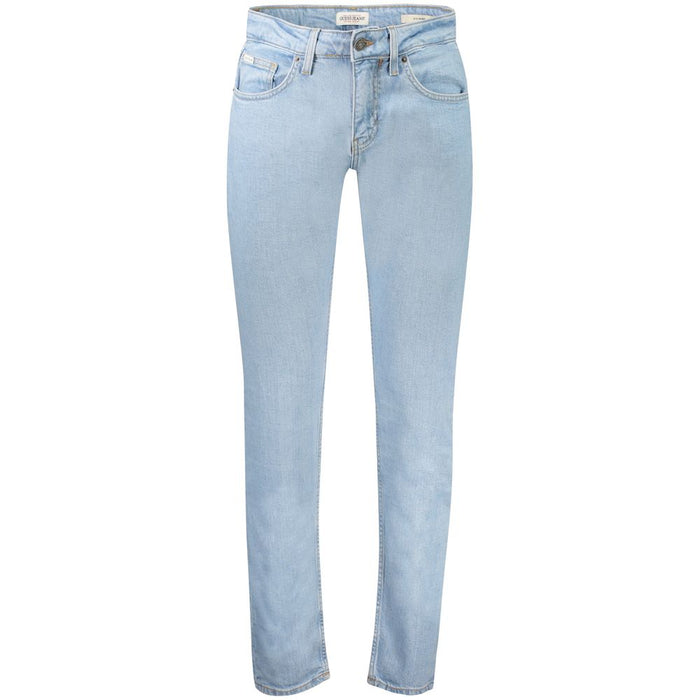 Guess Jeans Light Blue Cotton Jeans & Pant