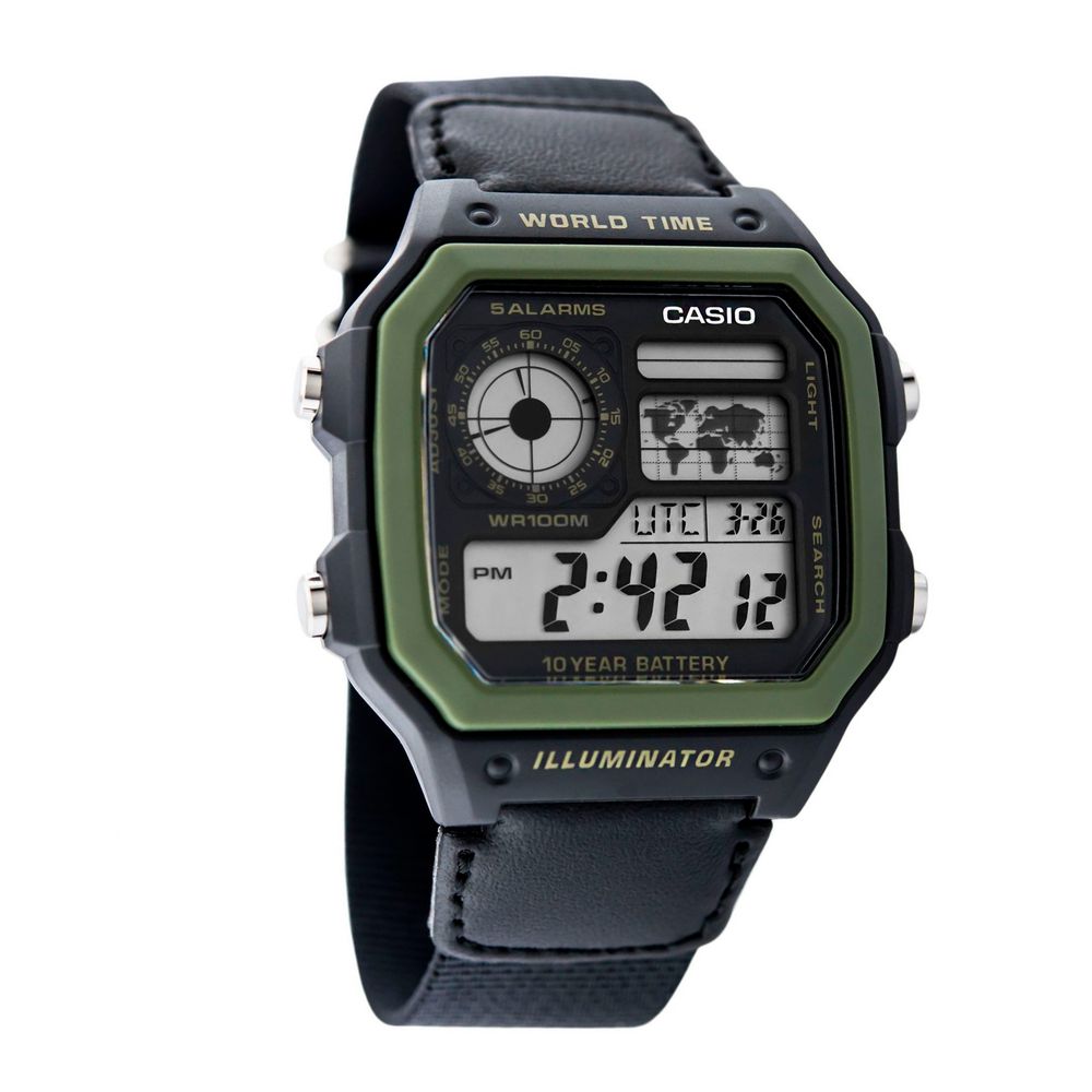 Casio Black Fabric Watch