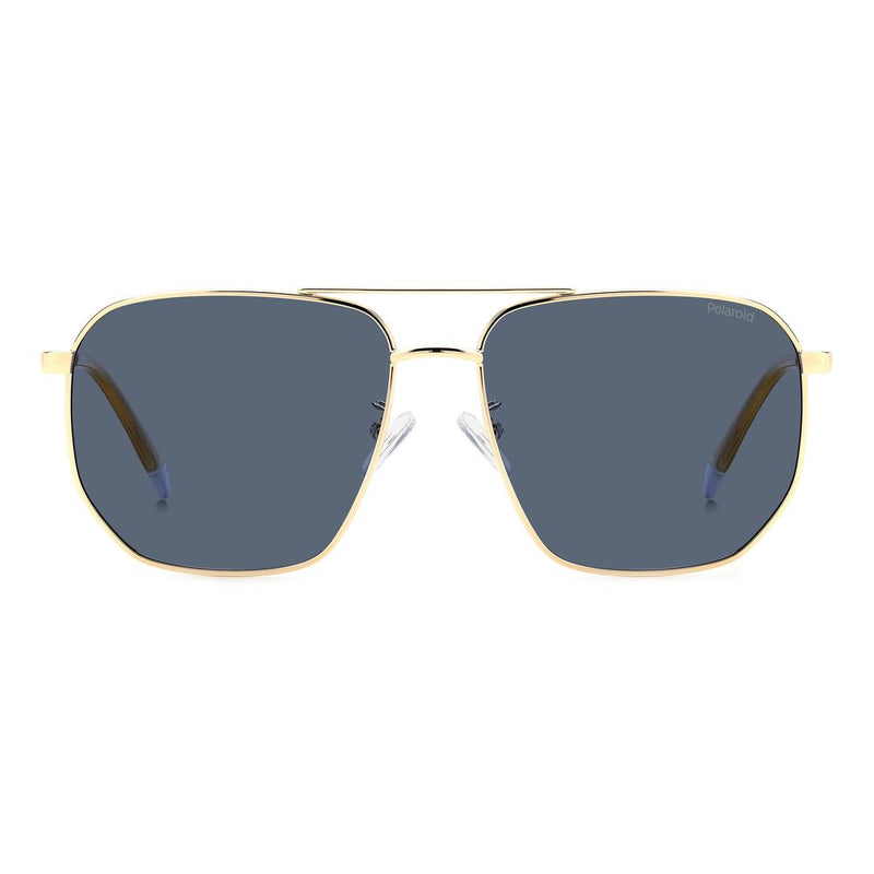 Polaroid Blue Metal Sunglasses