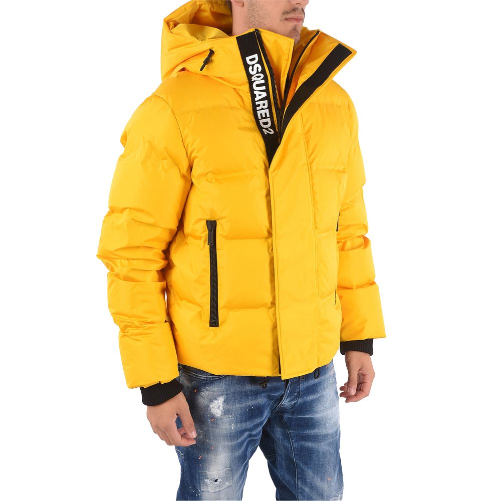 Dsquared² Yellow Nylon Jacket