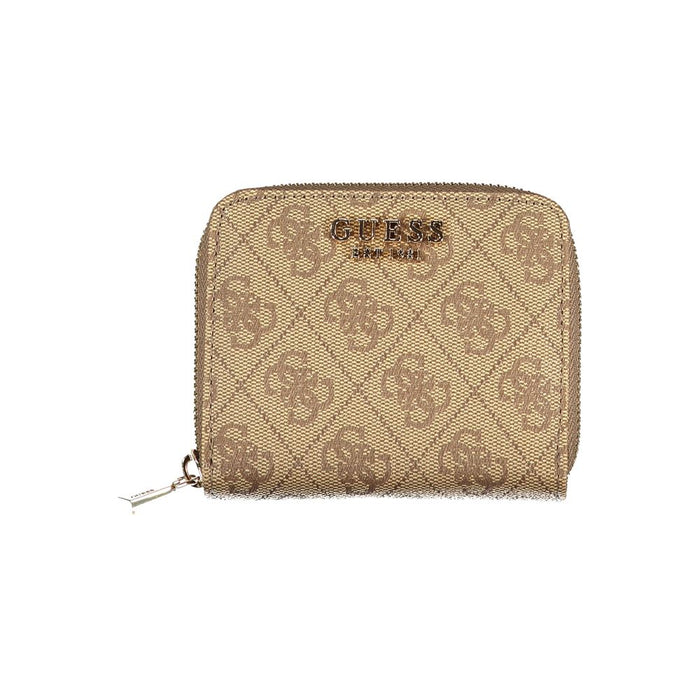 Guess Jeans Beige Polyethylene Wallet