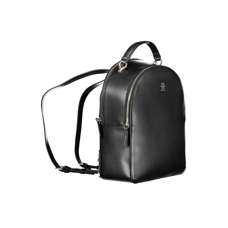 Tommy Hilfiger Black Polyethylene Backpack