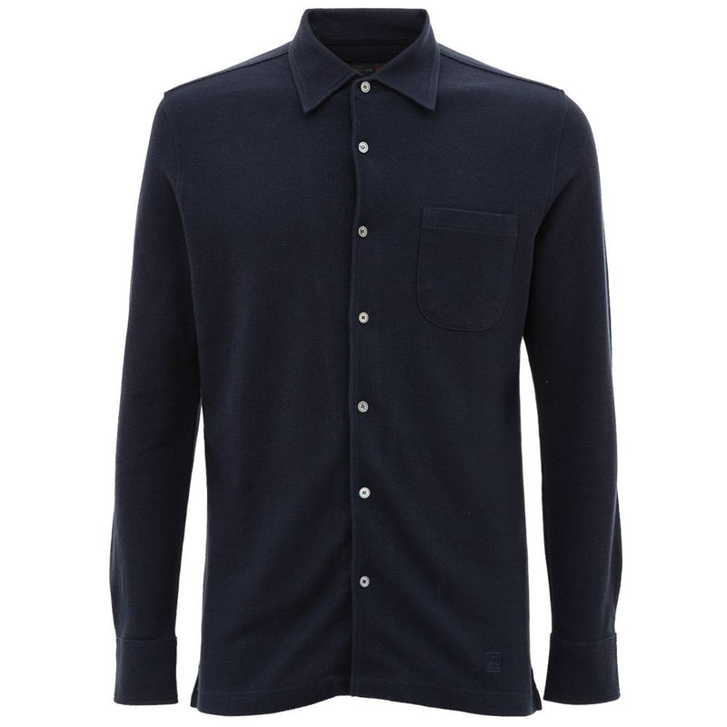 Corneliani Blue Cotton Shirt