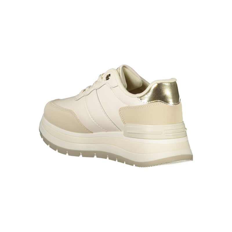 Laura Biagiotti Beige Polyester Sneaker