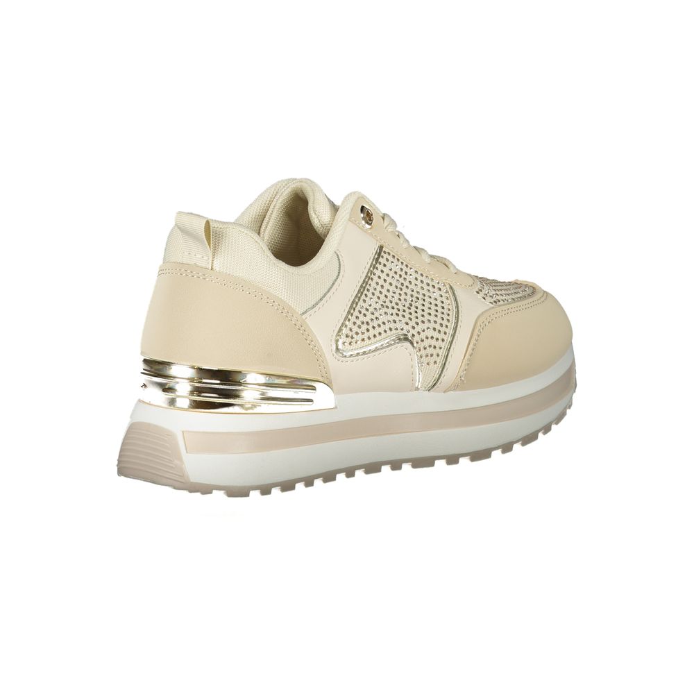 Laura Biagiotti Beige Polyester Sneaker