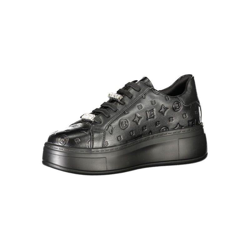 Laura Biagiotti Black Polyester Sneaker