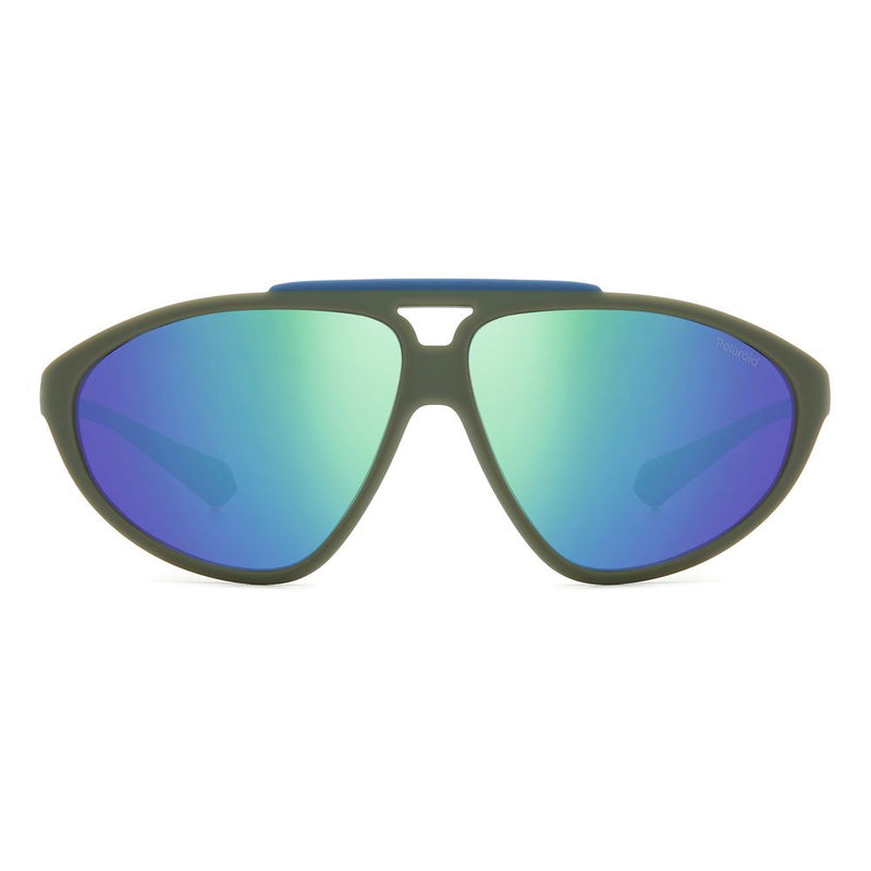 Polaroid Green Rubber Sunglasses