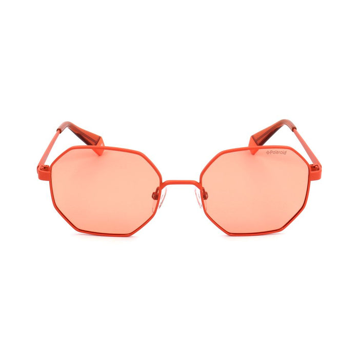 Polaroid Orange Metal Sunglasses