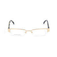 Alexander McQueen Gold Metal Frames