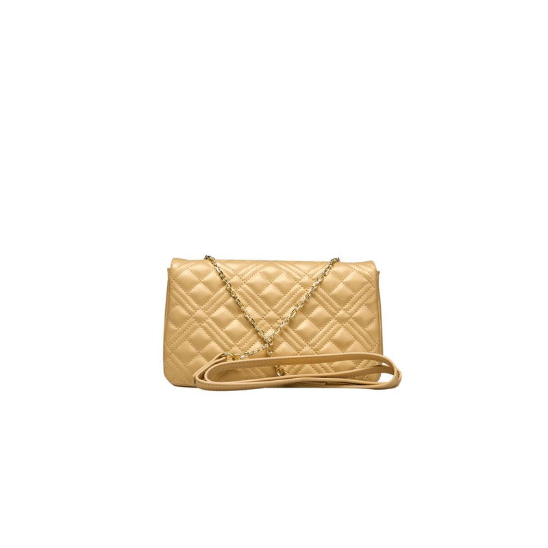 Love Moschino Gold Polyethylene Crossbody Bag