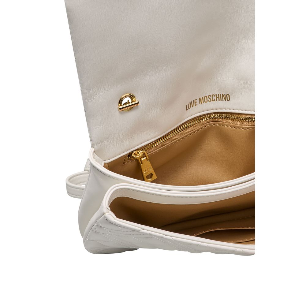 Love Moschino White Polyethylene Crossbody Bag