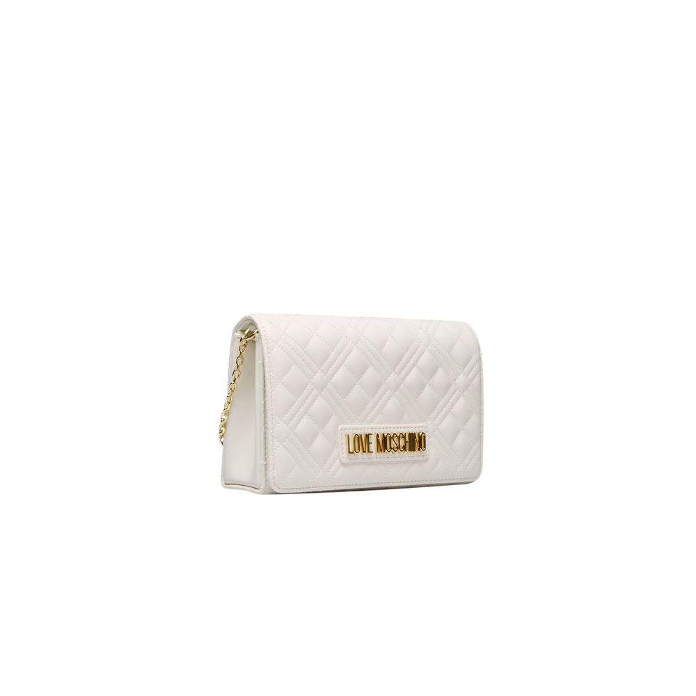 Love Moschino White Polyethylene Crossbody Bag