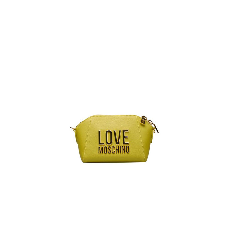 Love Moschino Yellow Polyethylene Crossbody Bag