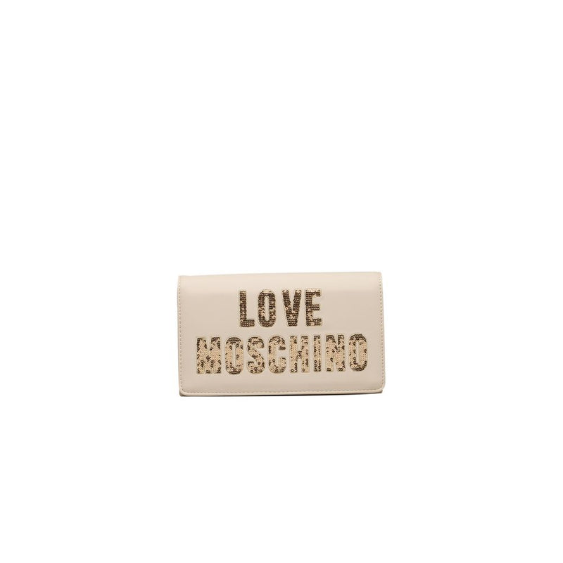 Love Moschino Beige Polyethylene Crossbody Bag