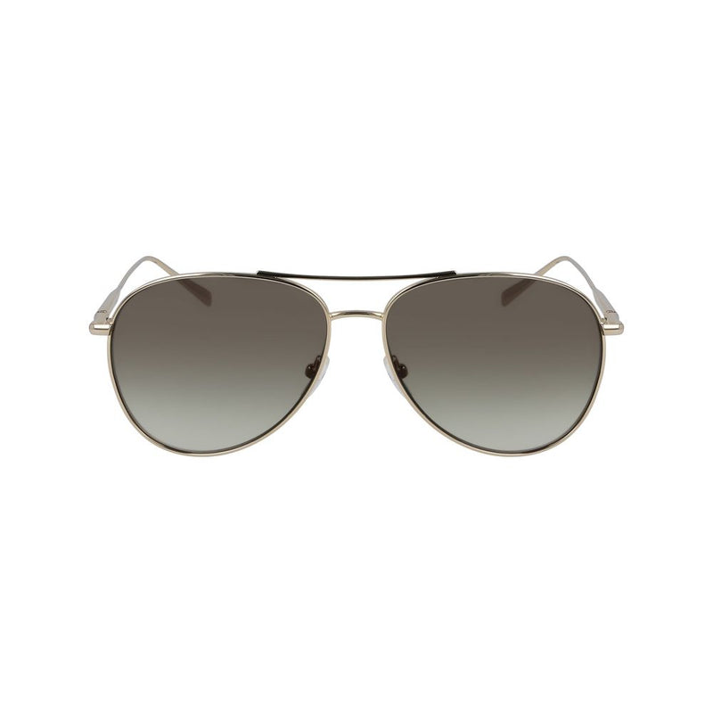 Longchamp Gold Metal Sunglasses