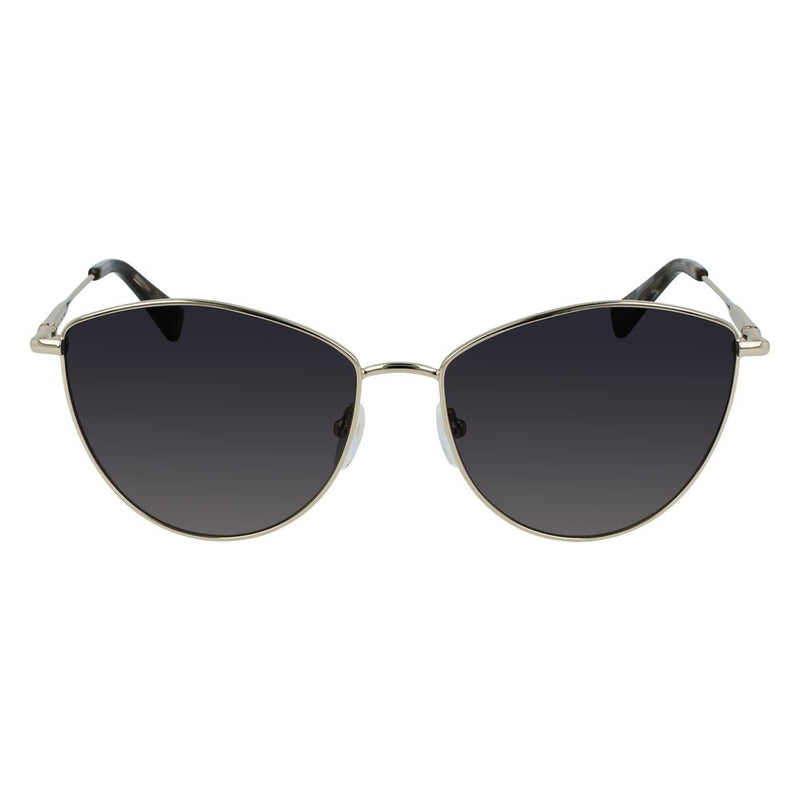 Longchamp Gold Metal Sunglasses