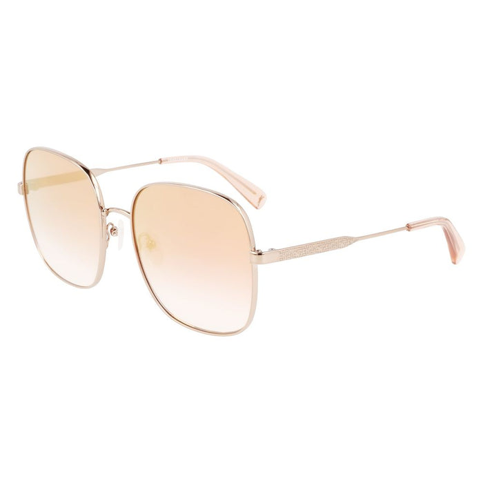 Longchamp Gold Metal Sunglasses