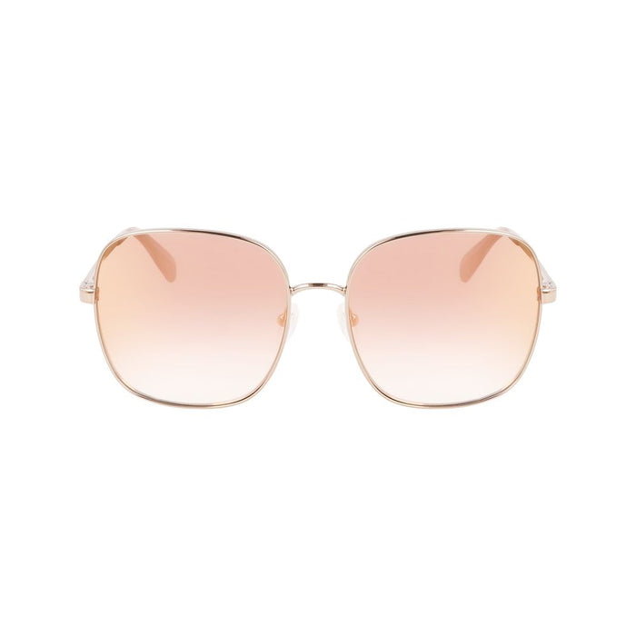 Longchamp Gold Metal Sunglasses