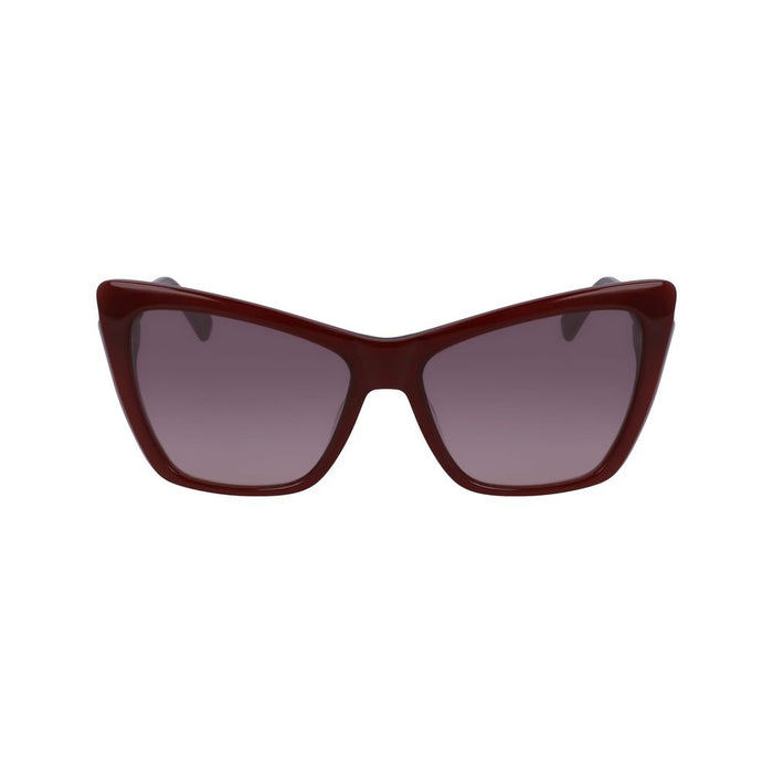 Longchamp Red Acetate Sunglasses