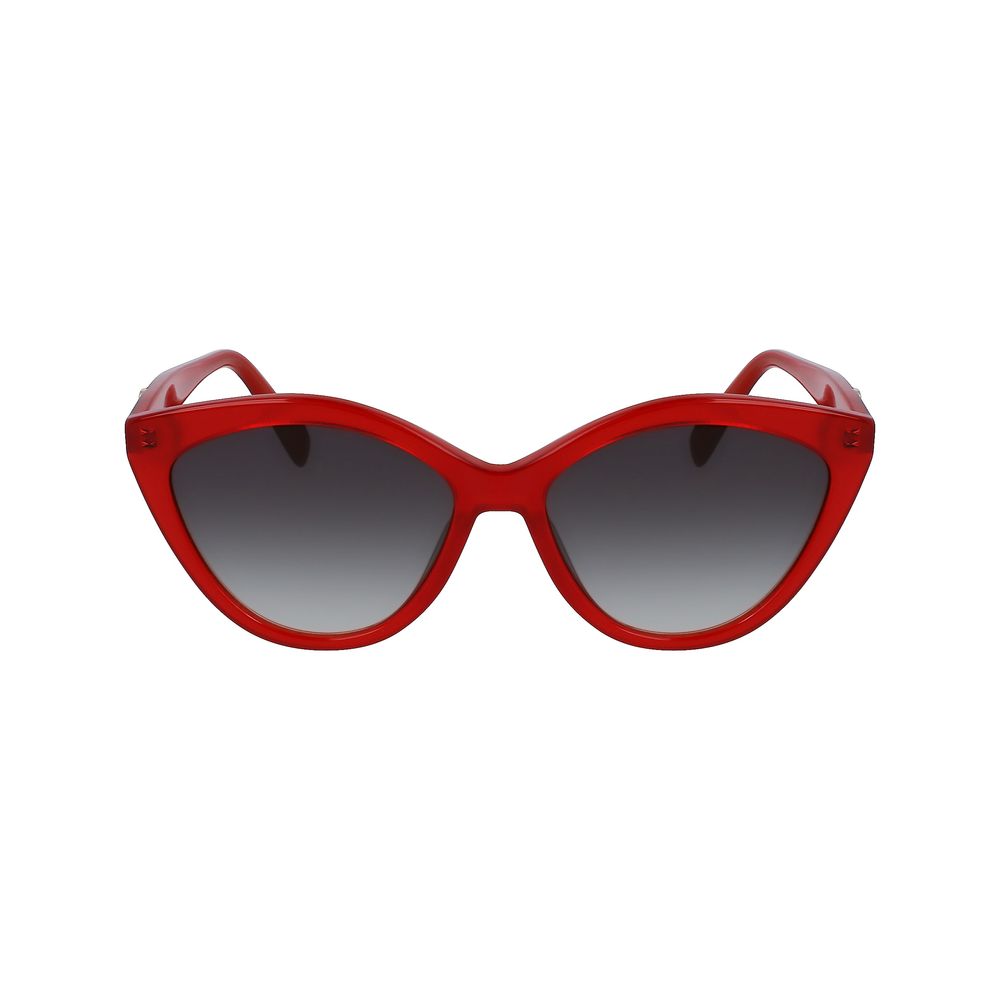 Longchamp Red Acetate Sunglasses